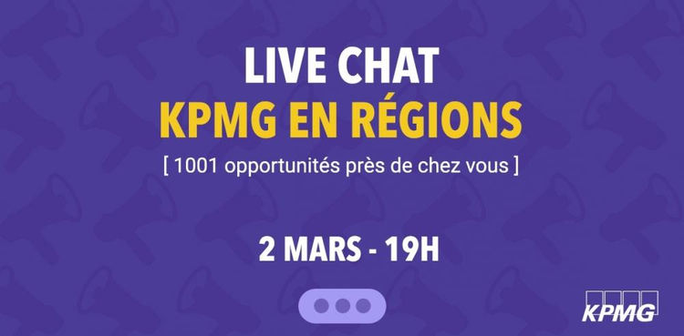 cover du contenu Live Chat KPMG en Régions