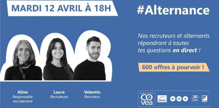 cover du contenu Live sur l'alternance : venez échanger avec nos recruteurs !