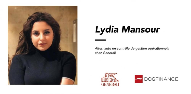 cover du contenu  Lydia Mansour, Alternante en contrôle de gestion opérationnels chez Generali