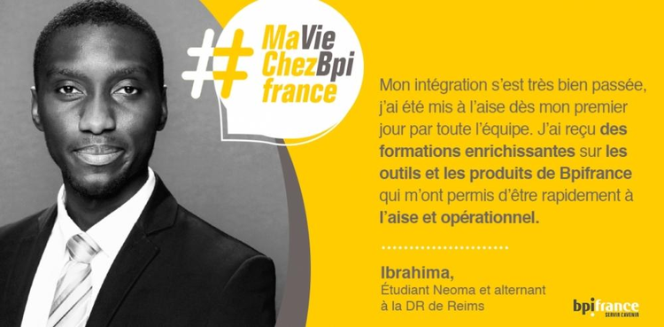 cover du contenu #MaVieChezBpifrance : Ibrahima, alternant à la DR de Reims vous partage son quotidien