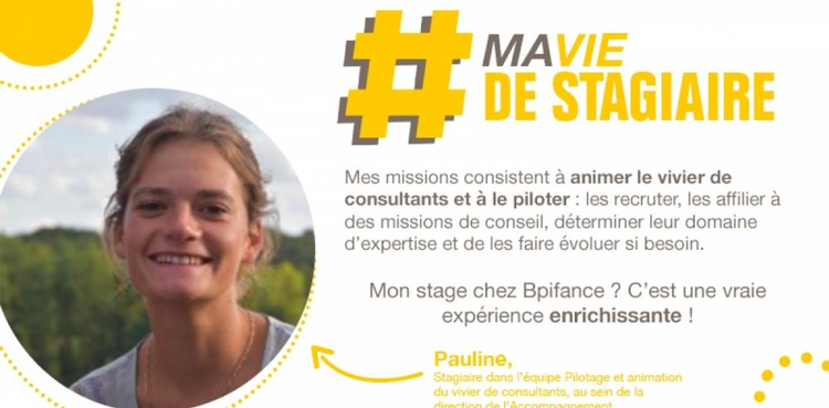 cover du contenu #MaVieMonStage : Pauline nous raconte son stage chez Bpifrance