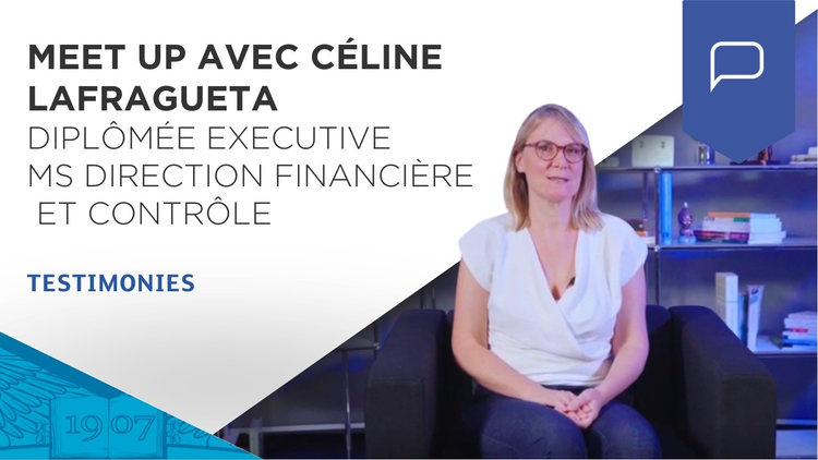 cover du contenu Meet up avec Céline, diplômée Executive MS Direction Financière et Contrôle
