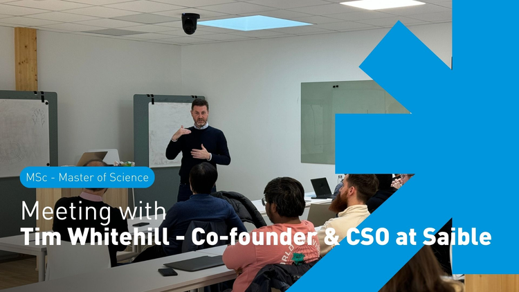 cover du contenu 📣 Meeting with Tim Whitehill, sponsor of the MSc - Master of Science Corporate Finance & Fintech