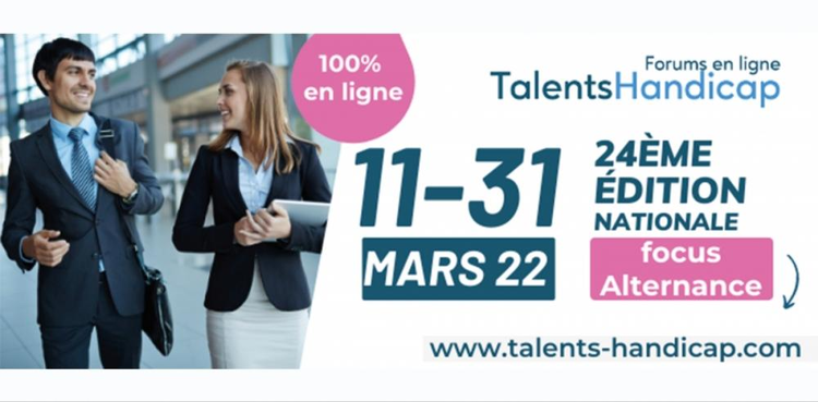 cover du contenu [ÉVÉNEMENTS] Talents handicap - Forum de recrutement en ligne