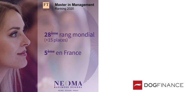 cover du contenu NEOMA dans le TOP 5 des Ecoles françaises dans le classement du Financial Times