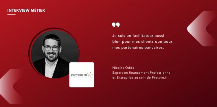 cover du contenu Nicolas Oddo, Expert en financement Professionnel et Entreprise au sein de Pretpro.fr