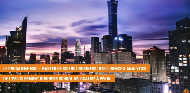 cover du contenu Notre MSc Business Intelligence and Analytics prend la direction de Pékin