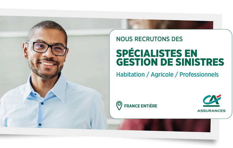 cover du contenu Nous recrutons des spécialistes en gestion de sinistres 