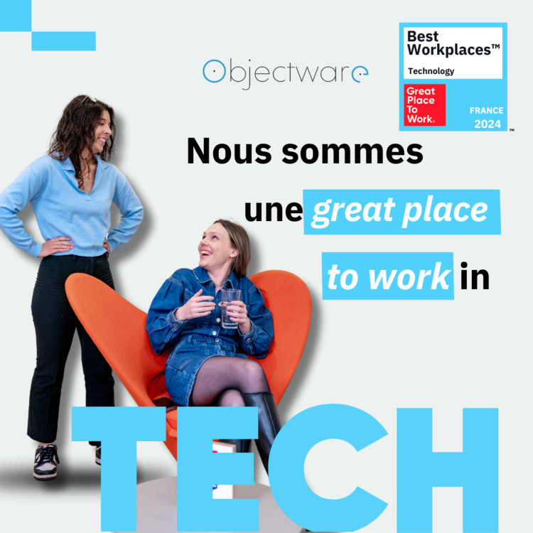 cover of content Objectware élue Great Place To Work in Tech