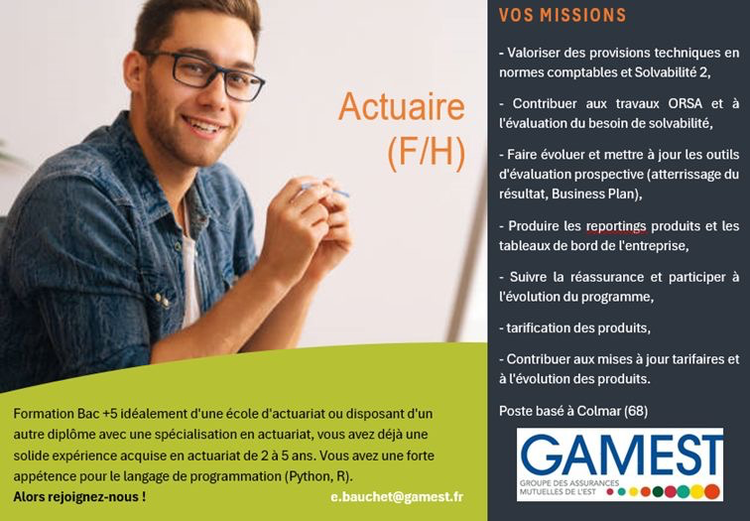 cover du contenu Offre d'emploi à pourvoir chez Gamest ! 