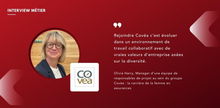 cover du contenu Olivia Harry, Manager d’une équipe de responsables de projet au sein du groupe Covéa : la carrière de la femme en assurances