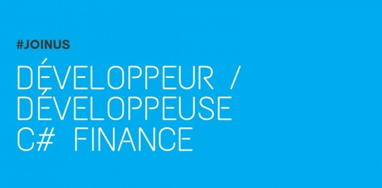 cover du contenu #Opportunité : Développeur / développeuse C# Finance