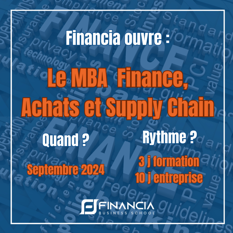 cover du contenu Ouverture du MBA Finance, Achats et Supply Chain