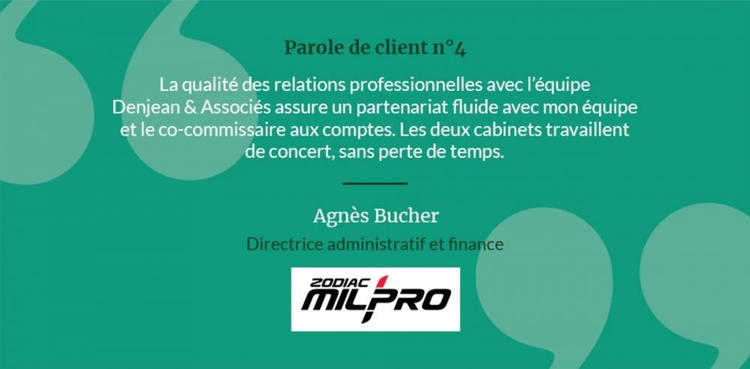 cover du contenu Parole de client : Zodiac Milpro !