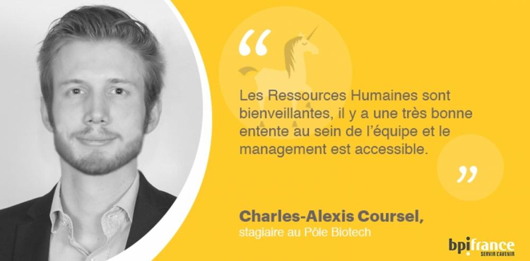 cover du contenu #PartageTonStage : Charles-Alexis, stagiaire au pôle Biotech, revient sur ses premiers mois de stage