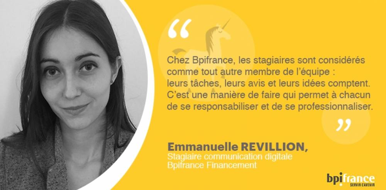 cover du contenu #Partagetonstage Emmanuelle, stagiaire au sein de la Direction de la Communication nous dit tout !