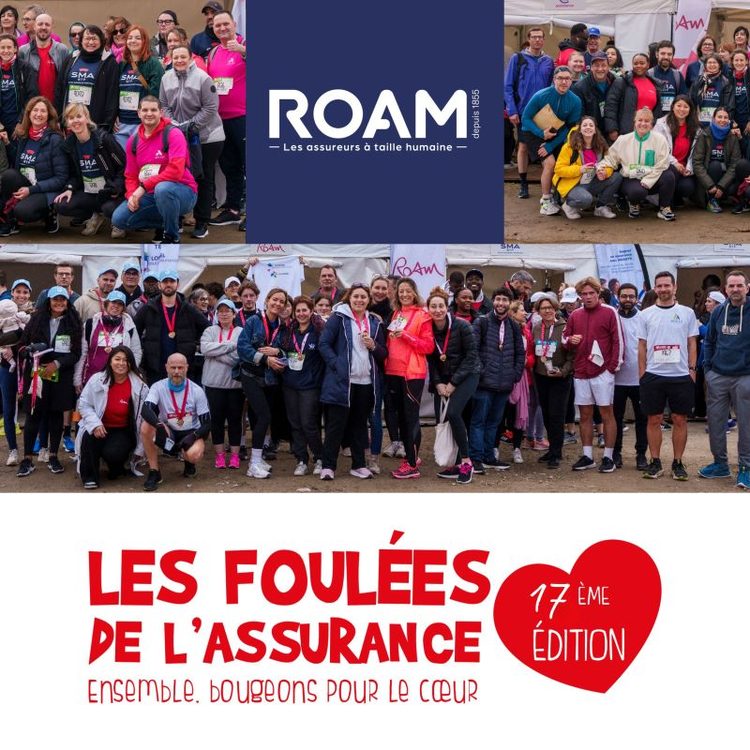cover du contenu PARTENARIAT : ROAM partenaire des Foulées de l'assurance