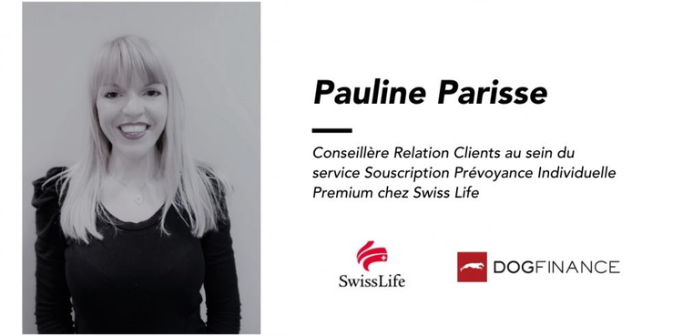cover du contenu Pauline Parisse, Conseillère Relation Clients service Souscription Prévoyance Individuelle Premium chez Swiss Life