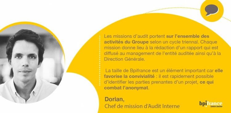 cover du contenu Portrait de Dorian, chef de mission d'Audit Interne