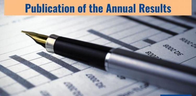 cover du contenu Publication des résultats annuels