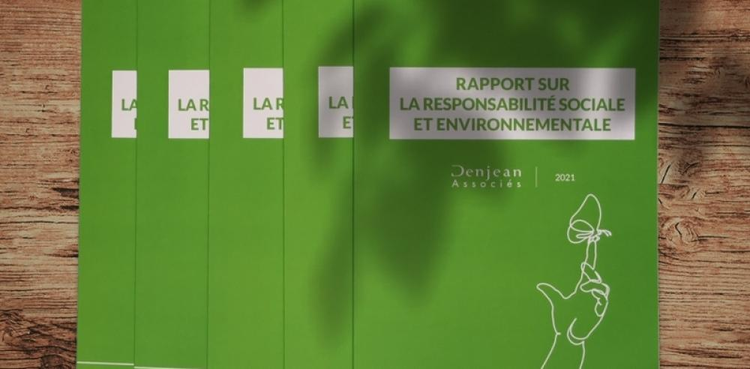 cover du contenu Rapport RSE 2021 de Denjean & Associés