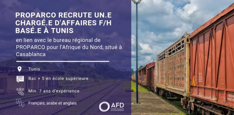 cover du contenu Recrutement d'un.e chargé.e d'affaires pour l'agence de Tunis F/H