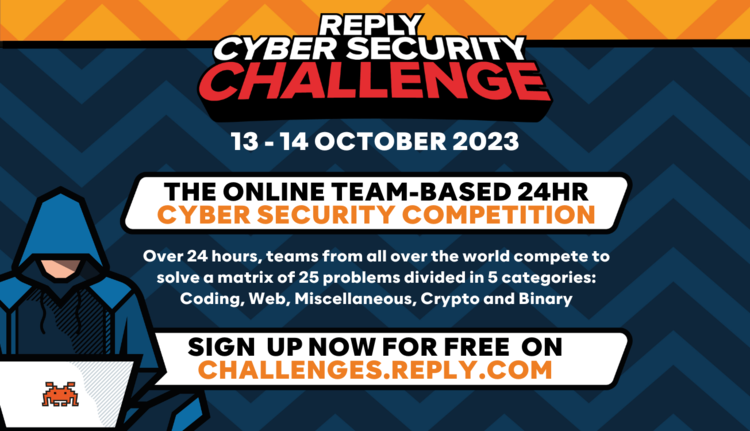 cover du contenu Register to the Reply Cyber Security Challenge!