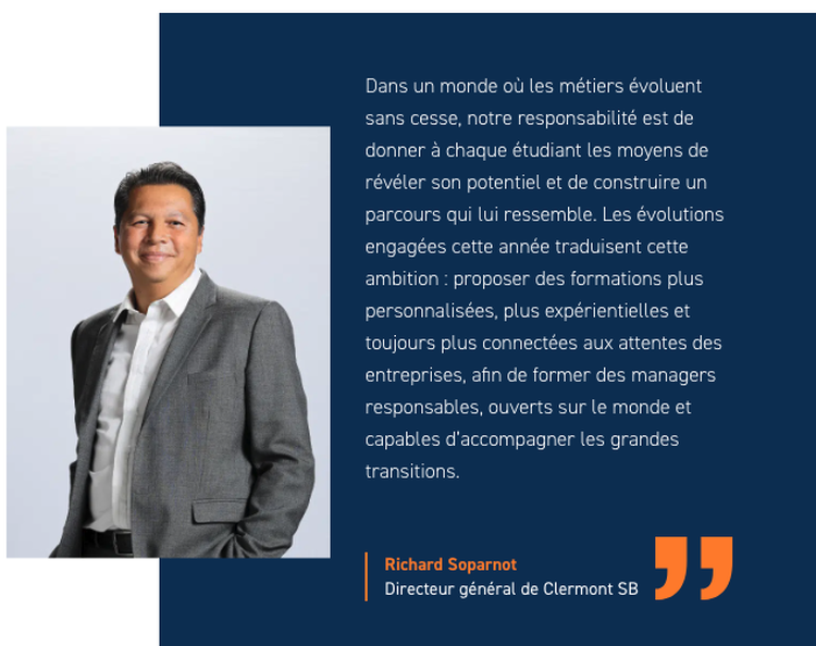 cover of content [Rentrée 2026] Clermont School of Business enrichit son offre de formation et renforce son organisation académique