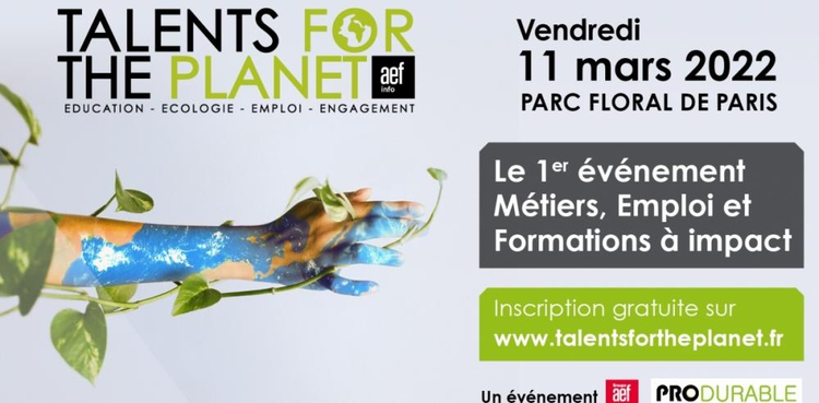 cover du contenu Save the date - Salon Talents for the Planet