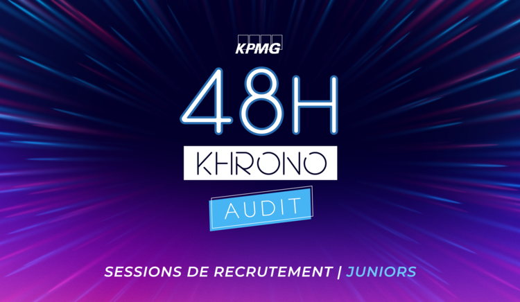 cover du contenu Sessions de Recrutement KPMG 48H Khrono | AUDIT