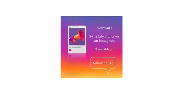 cover du contenu Swiss Life France est sur Instagram !