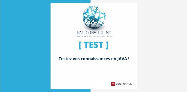 cover du contenu Testez vos connaissances en JAVA avec FAO Consulting !