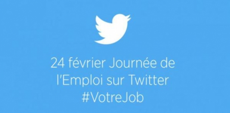 cover du contenu Twitter la place du recrutement ce 24 février