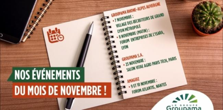 cover du contenu Événements Recrutement du mois de novembre !