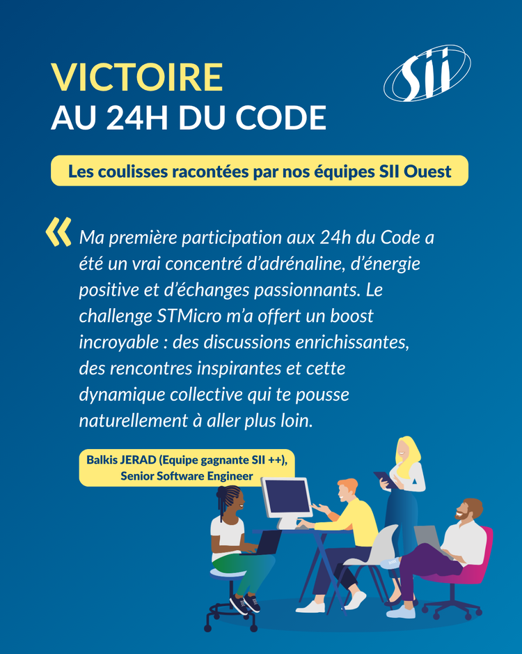 cover du contenu 🏆 Victoire au 24h du Code : retour sur un défi relevé avec brio par nos équipes SII Ouest !