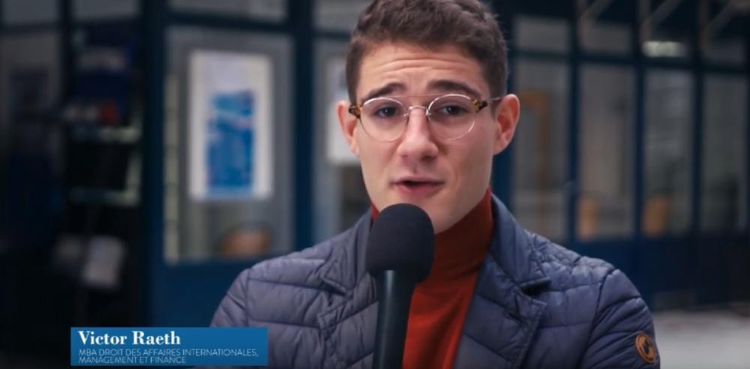 cover du contenu Victor Raeth, étudiant du MBA Droit des Affaires Internationales d’ESLSCA Business School Paris