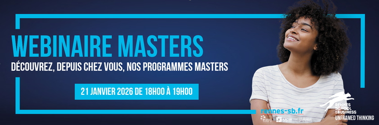 cover du contenu Webinaire d’information – Découvrez les programmes Masters de Rennes School of Business