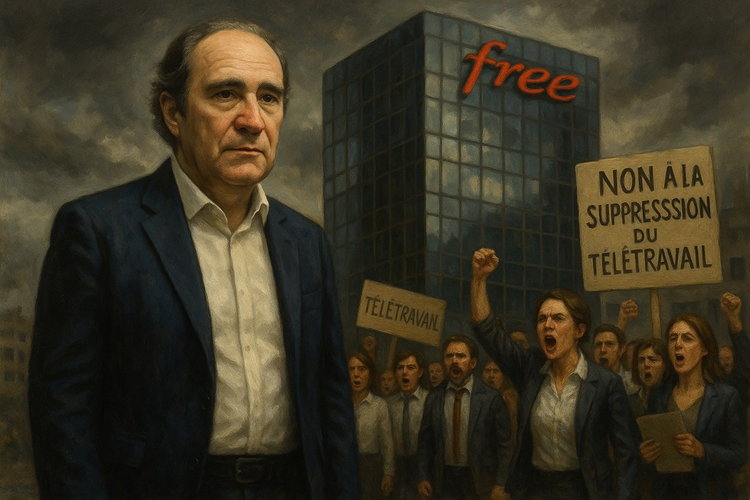 cover of content Xavier Niel sème la zizanie chez Free : les salariés entrent en rébellion