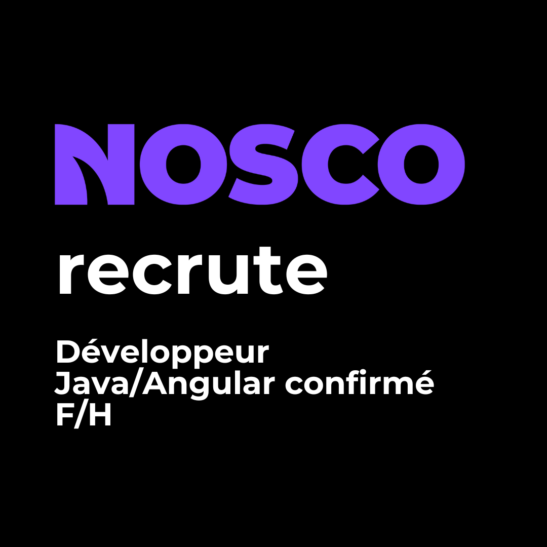 Développeur Java - Angular Confirmé H/F